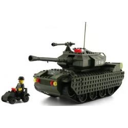 Enlighten 0494 Qman 0494 non  XE TĂNG bộ đồ chơi xếp lắp ráp ghép mô hình Century Military Quân Đội Thế Kỷ 327 khối