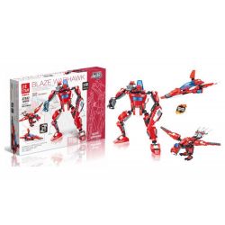 JIE STAR 27027 Xếp hình kiểu  CREATOR 3 IN 1 Blaze Warhawk Chim ưng Lửa 285 khối