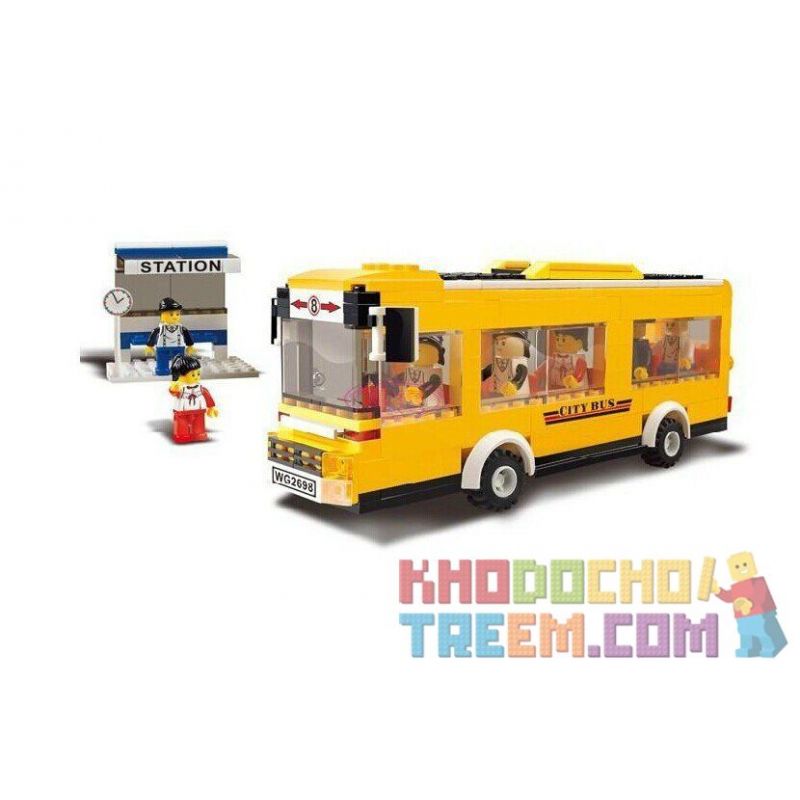 WANGE 30131 Xếp hình kiểu  CITY City Bus Xe Bus Thành Phố 289 khối