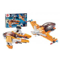 JIE STAR 20202 Xếp hình kiểu  STAR WARS Agents Warships & Dragon Fighter Phi Thuyền Chiến đấu Rồng Và Phi Thuyền Mật Vụ 290 khối