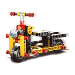 WANGE DR.LUCK 1403 non  XE NÂNG HÀNG CHẠY BẰNG ĐIỆN bộ đồ chơi xếp lắp ráp ghép mô hình Mindstorms POWER MACHINSRY FORKLIFT、SCOOTER、CRICKET、RANGING CAR Lập Trình Khoa Học 292 khối