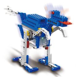 WANGE DR.LUCK 1404 non  MÔ HÌNH ĐỘNG CƠ CHẠY BẰNG ĐIỆN bộ đồ chơi xếp lắp ráp ghép mô hình Mindstorms POWER MACHINSRY ENGINE、FOLDABLE CHAIR、IMPACR HAMMER、DINOSAUR Lập Trình Khoa Học 296 khối