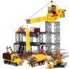 WOMA J5680 5680 Xếp hình kiểu  CITY Urban Engineering Team Đội Ngũ Kỹ Thuật Giàn Giáo 265 khối