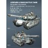 PanlosBrick 632003 Panlos Brick 632003 non  XE TĂNG ĐÁNH CHỦ LỰC bộ đồ chơi xếp lắp ráp ghép mô hình Creator LEOPARD 2 MAIN BATTLE TANK Sáng Tạo 2311 khối