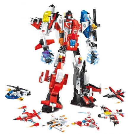 Enlighten 1405 Qman 1405 non  ROBOT CHIẾN BINH WAR GOD bộ đồ chơi xếp lắp ráp ghép mô hình Transformers DESTROYER ARES Robot Đại Chiến Người Máy Biến Hình 506 khối