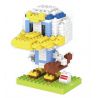 HUIMEI STAR CITY XING DOU CHENG HM200 Xếp hình kiểu    Donald Duck Vịt Donald 266 khối