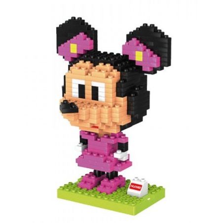 HUIMEI STAR CITY XING DOU CHENG HM198 Xếp hình kiểu    Minnie Mouse Nàng Chuột Minnie 313 khối