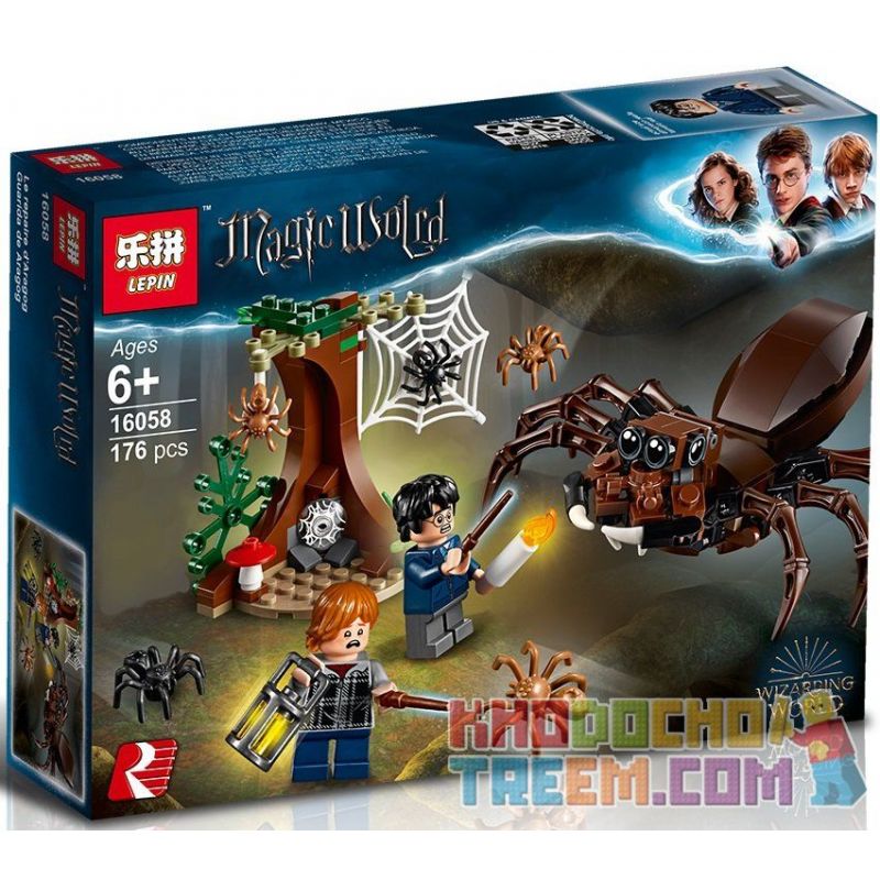 NOT  ARAGOG'S LAIR 75950 Bela Lari 11003 LELE 39150 L157 LEPIN 16058 SHENG YUAN/SY SY1203A 1203A SY1203B 1203B xếp lắp ráp ghép mô hình TRIỆT HẠ NHỆN KHỔNG LỒ HANG CỦA ARAGOG Harry Potter Chú Bé Phù Thủy 157 khối