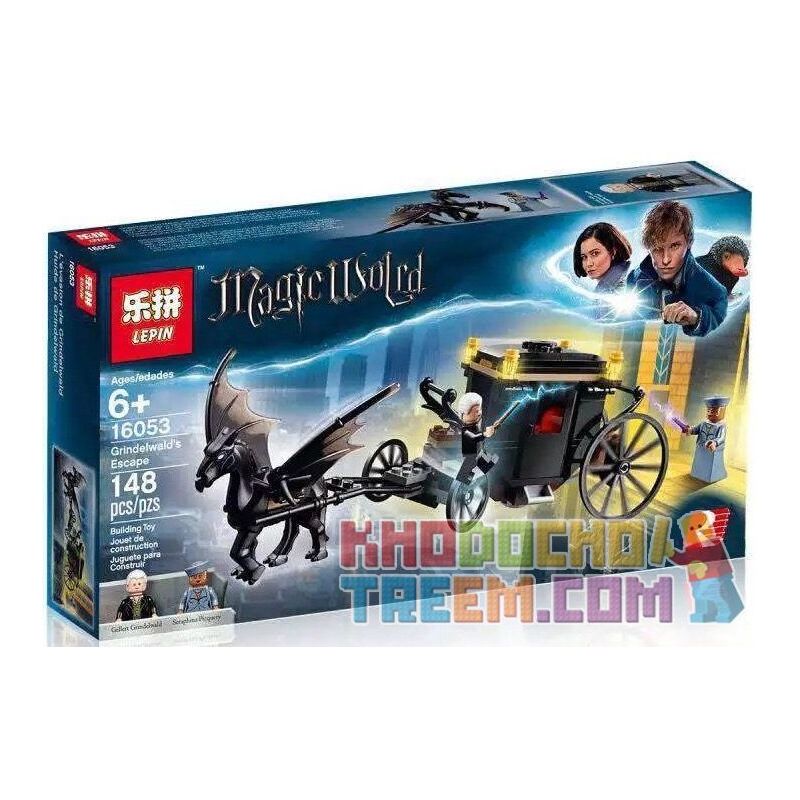 NOT  GRINDELWALD'S ESCAPE 75951 Bela Lari 11008 LELE 39149 LEPIN 16053 xếp lắp ráp ghép mô hình CUỘC TRỐN THOÁT CỦA GRINDELWALD Harry Potter Chú Bé Phù Thủy 132 khối