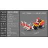 DOUBLEE CADA C51034 51034 non  ÔNG GIÀ NOEL TRƯỢT TUYẾT LẮP ĐƯỢC 2 MẪU CÓ ĐỘNG CƠ PIN CẢM BIẾN ÂM THANH CHUYỂN bộ đồ chơi xếp lắp ráp ghép mô hình  SANTA、SNOWMOBILE Kỹ Thuật Công Nghệ Cao Mô Hình Phương Tiện 439 khối