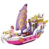 Enlighten 2609 Qman 2609 non  DU THUYỀN HOÀNG GIA CỦA CÔNG CHÚA bộ đồ chơi xếp lắp ráp ghép mô hình Prinecess Leah PRINECESS LEAH ANGEL PRINCESS SHIP Công Chúa Leah 442 khối