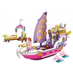 Enlighten 2609 Qman 2609 non  DU THUYỀN HOÀNG GIA CỦA CÔNG CHÚA bộ đồ chơi xếp lắp ráp ghép mô hình Prinecess Leah PRINECESS LEAH ANGEL PRINCESS SHIP Công Chúa Leah 442 khối