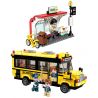 Enlighten 1136 Qman 1136 non  XE BUS ĐƯA ĐÓN HỌC SINH bộ đồ chơi xếp lắp ráp ghép mô hình Colorful City COLORFULCITY Thành Phố Sắc Màu 440 khối