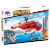 Kazi KY98213 98213 non  TRỰC THĂNG VẬN TẢI bộ đồ chơi xếp lắp ráp ghép mô hình Fire Rescure FIRE ENGINE Cứu Hỏa 440 khối