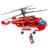 Kazi KY98213 98213 non  TRỰC THĂNG VẬN TẢI bộ đồ chơi xếp lắp ráp ghép mô hình Fire Rescure FIRE ENGINE Cứu Hỏa 440 khối