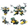 QIZHILE 5002 Xếp hình kiểu  TRANSFORMERS Robot Attacks 4 In 1 Combination Người Máy Tấn Công Kết Hợp 4 Trong 1 438 khối