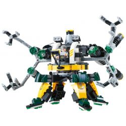 QIZHILE 5002 Xếp hình kiểu  TRANSFORMERS Robot Attacks 4 In 1 Combination Người Máy Tấn Công Kết Hợp 4 Trong 1 438 khối
