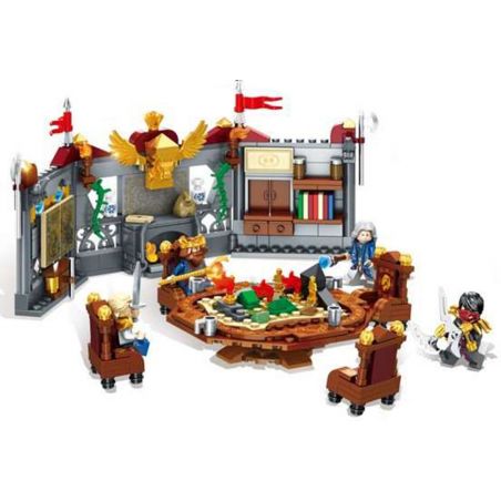 SEMBO WEKKI VIGGI SD3352 3352 non  HỘI NGHỊ CHIẾN LƯỢC HỦY DIỆT HOLY LIGHT bộ đồ chơi xếp lắp ráp ghép mô hình Chronicles Of The Ghostly Tribe GHOST TRIBES Bộ Tộc Ma 439 khối