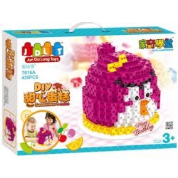 JUN DA LONG TOYS JDLT 7016A Xếp hình kiểu    Sweet Cake Bánh Ngọt 435 khối
