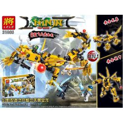 LELE 31066 non  BỘ LẮP RÁP RỒNG VÀNG bộ đồ chơi xếp lắp ráp ghép mô hình The  Ninjago Movie Ninja Lốc Xoáy 431 khối