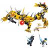LELE 31066 non  BỘ LẮP RÁP RỒNG VÀNG bộ đồ chơi xếp lắp ráp ghép mô hình The  Ninjago Movie Ninja Lốc Xoáy 431 khối