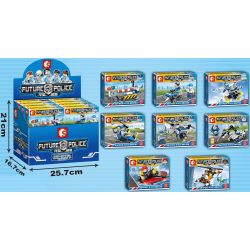 SEMBO SD9164 9164 SD9165 9165 SD9166 9166 SD9167 9167 SD9168 9168 SD9169 9169 SD9170 9170 SD9171 9171 non  LỰC LƯỢNG CẢNH SÁT LIÊN LẠC bộ đồ chơi xếp lắp ráp ghép mô hình Future Police Cảnh Sát Tương Lai 431 khối