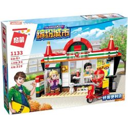 QMAN 1133 non  CỬA HÀNG TIỆN LỢI Q-STORE bộ đồ chơi xếp lắp ráp ghép mô hình Colorful City COLORFULCITY Thành Phố Sắc Màu 319 khối