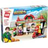 QMAN 1133 non  CỬA HÀNG TIỆN LỢI Q-STORE bộ đồ chơi xếp lắp ráp ghép mô hình Colorful City COLORFULCITY Thành Phố Sắc Màu 319 khối