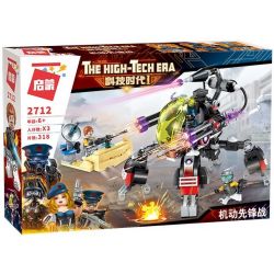 Enlighten 2712 Qman 2712 non  ROBOT CÔNG NGHỆ THẾ I bộ đồ chơi xếp lắp ráp ghép mô hình The High-Tech Era Kỷ Nguyên Công Nghệ Cao 318 khối