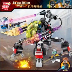 Enlighten 2712 Qman 2712 non  ROBOT CÔNG NGHỆ THẾ I bộ đồ chơi xếp lắp ráp ghép mô hình The High-Tech Era Kỷ Nguyên Công Nghệ Cao 318 khối