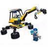 Enlighten 2404 Qman 2404 non  XE GẮP ĐÁ bộ đồ chơi xếp lắp ráp ghép mô hình Kyanite Squad KYANITE SQUAD ROCK SWEEPER Đội Khai Khoáng 149 khối