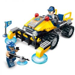 Enlighten 2401 Qman 2401 non  XE THĂM DÒ bộ đồ chơi xếp lắp ráp ghép mô hình Kyanite Squad KYANITE SQUAD EXPLORATION VEHICLE Đội Khai Khoáng 119 khối