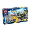 Enlighten 2402 Qman 2402 non  XE CẦN CẨU bộ đồ chơi xếp lắp ráp ghép mô hình Kyanite Squad KYANITE SQUAD ROCK BULLDOZER Đội Khai Khoáng 114 khối