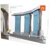 WANGE 4217 non  KHÁCH SẠN MARINA BAY SANKS bộ đồ chơi xếp lắp ráp ghép mô hình Architecture Công Trình Kiến Trúc 881 khối