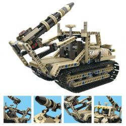 MouldKing 13012 Mould King 13012 non  XE BỌC THÉP TRANG BỊ TÊN LỬA THEO DÕI bộ đồ chơi xếp lắp ráp ghép mô hình  ARMOUR ALLIANCE Kỹ Thuật Công Nghệ Cao Mô Hình Phương Tiện 606 khối