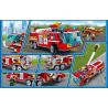 SEMBO 603039 non  XE CỨU HỎA SÂN BAY bộ đồ chơi xếp lắp ráp ghép mô hình Fire Rescure FIRE FRONTLINE 580 khối