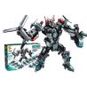 PanlosBrick 633013 Panlos Brick 633013 non  ROBOT BIẾN HÌNH 12 PHƯƠNG TIỆN QUÂN SỰ bộ đồ chơi xếp lắp ráp ghép mô hình Transformers SUPER POINEER ROBOT Robot Đại Chiến Người Máy Biến Hình 577 khối