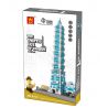 WANGE DR.LUCK 8019 5221 non  TRUNG TÂM TÀI CHÍNH THẾ GIỚI ĐÀI BẮC bộ đồ chơi xếp lắp ráp ghép mô hình Mini Modular THE TAIPEI 101 OF TAIWAN Đường Phố Thu Nhỏ 978 khối