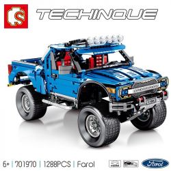 SEMBO 701970 non  XE ĐỊA HÌNH FORD F-50 bộ đồ chơi xếp lắp ráp ghép mô hình  Kỹ Thuật Công Nghệ Cao Mô Hình Phương Tiện 1288 khối