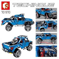 SEMBO 701970 non  XE ĐỊA HÌNH FORD F-50 bộ đồ chơi xếp lắp ráp ghép mô hình  Kỹ Thuật Công Nghệ Cao Mô Hình Phương Tiện 1288 khối