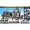SEMBO 102477 non  ĐỘI CẢNH SÁT ĐẶC NHIỆM SWAT bộ đồ chơi xếp lắp ráp ghép mô hình Swat Special Force 1164 khối