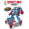 PanlosBrick 621018 Panlos Brick 621018 non  ROBOT BIẾN HÌNH 8 TRONG 1 bộ đồ chơi xếp lắp ráp ghép mô hình Transformers ROBOT 8IN1 Robot Đại Chiến Người Máy Biến Hình 833 khối