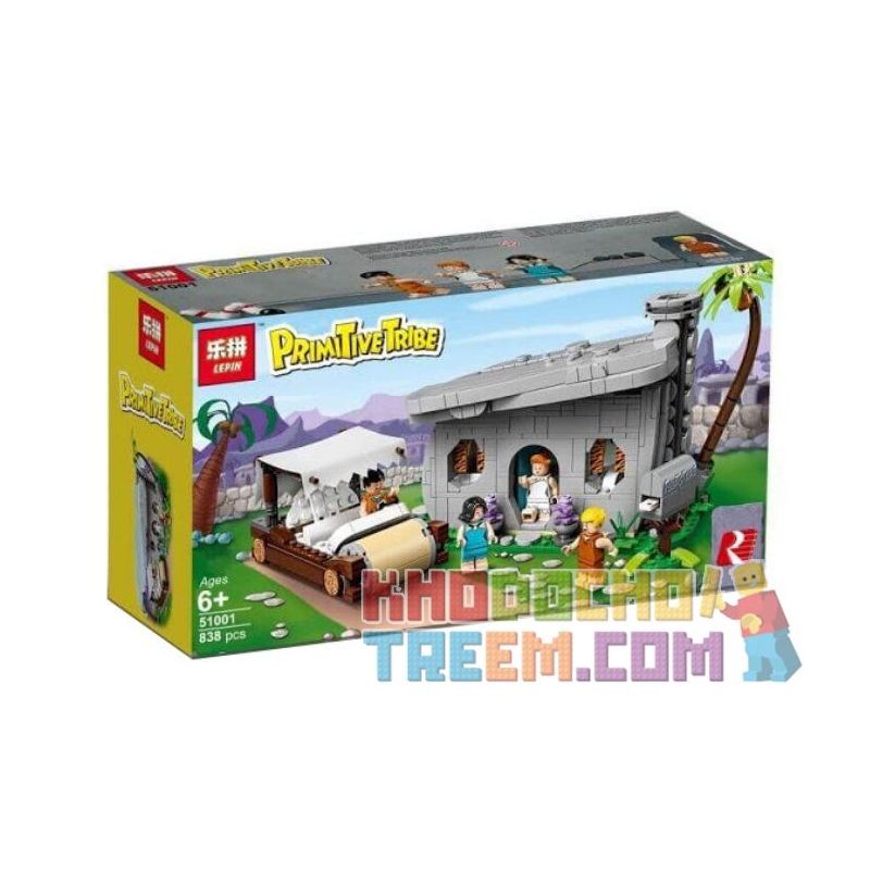 NOT  THE FLINTSTONES 21316 Bela Lari 11395 LEPIN 51001 SX 1030 xếp lắp ráp ghép mô hình GIA ĐÌNH NGƯỜI CỔ ĐẠI FLINTSTONES ĐÁ LỬA Ideas Ý Tưởng 748 khối