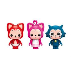 Enlighten 3904 Qman 3904 non  XE BUS 2 TẦNG bộ đồ chơi xếp lắp ráp ghép mô hình Ali's Small Dreamy Town Thị Trấn Nhỏ Mộng Mơ Của Ali 606 khối