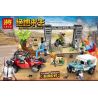 LELE 36049 non  CUỘC CHIẾN SINH TỒN bộ đồ chơi xếp lắp ráp ghép mô hình Pubg Battlegrounds Bắn Súng 569 khối