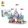 PanlosBrick 633012 Panlos Brick 633012 non  LÂU ĐÀI VUI VẺ bộ đồ chơi xếp lắp ráp ghép mô hình  CASTLE Các Bạn Gái 566 khối