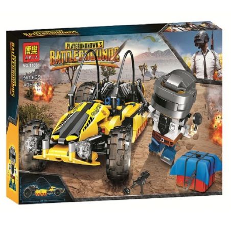 Bela 11081 Lari 11081 non  XE ĐỊA HÌNH BUGGY VÀNG bộ đồ chơi xếp lắp ráp ghép mô hình  BATTLEGROUNDS Kỹ Thuật Công Nghệ Cao Mô Hình Phương Tiện 561 khối