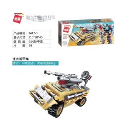Enlighten 1412 Qman 1412 non  NGƯỜI MÁY BIẾN HÌNH 6 TRONG 1 bộ đồ chơi xếp lắp ráp ghép mô hình Transformers CREATIVE MASTER Robot Đại Chiến Người Máy Biến Hình 498 khối