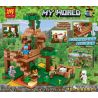 LELE 33198 non  THẾ GIỚI SINH TỒN bộ đồ chơi xếp lắp ráp ghép mô hình Minecraft MY WORLD Game Xây Dựng 493 khối