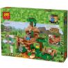 LELE 33198 non  THẾ GIỚI SINH TỒN bộ đồ chơi xếp lắp ráp ghép mô hình Minecraft MY WORLD Game Xây Dựng 493 khối